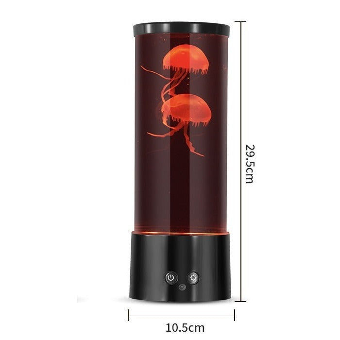 Dimensions de la lampe méduses : environ 10,5 cm de diamètre et 29,5 cm de hauteur