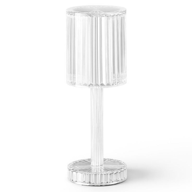 Lampe cristal acrylique transparente