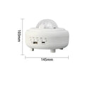 Dimensions du projecteur : environ 14,5 cm de large et 10 cm de haut