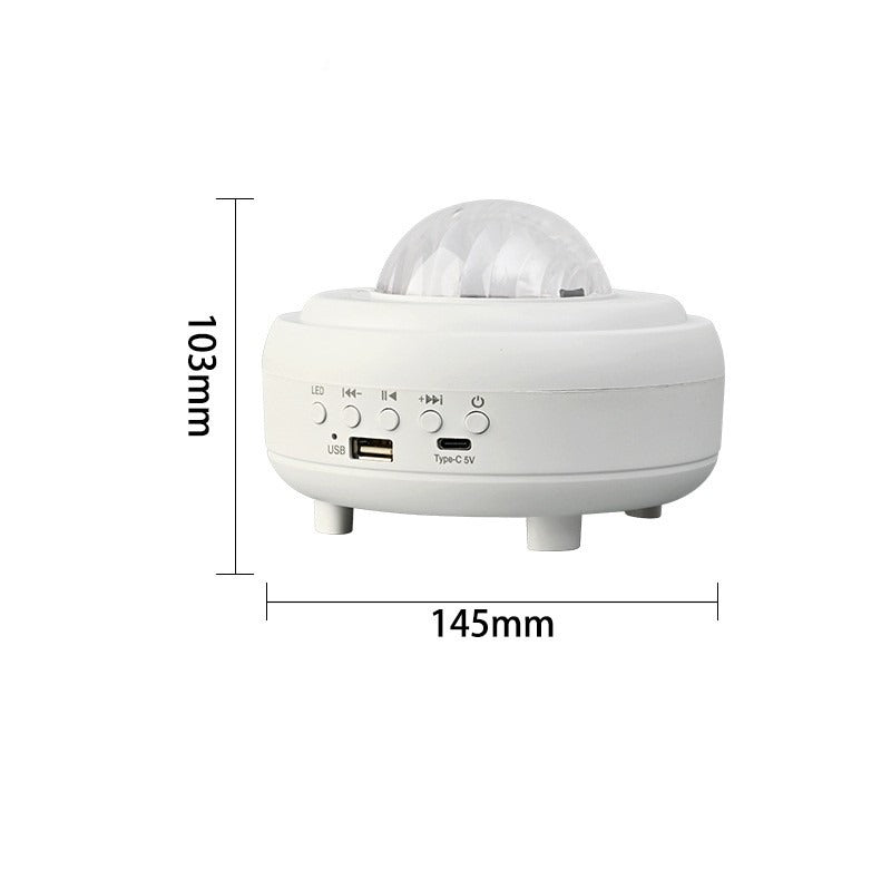 Dimensions du projecteur : environ 14,5 cm de large et 10 cm de haut