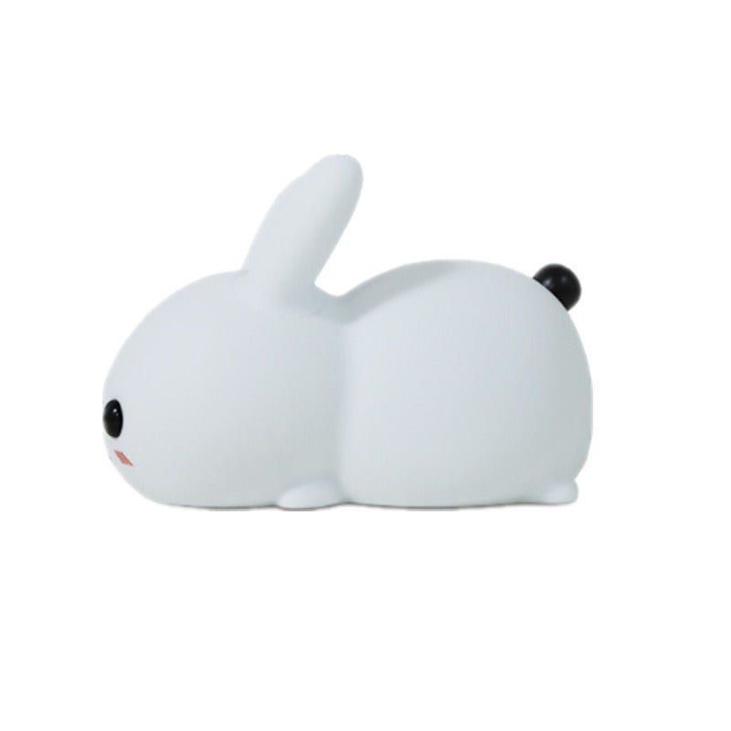 Veilleuse lapin en silicone blanc, éteinte